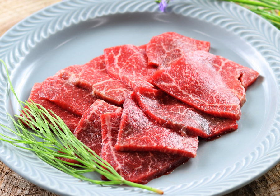 焼肉2種セット（ハラミ、赤身焼肉用）　–　【産直】里山牛をお届け（里山牛牧場）
